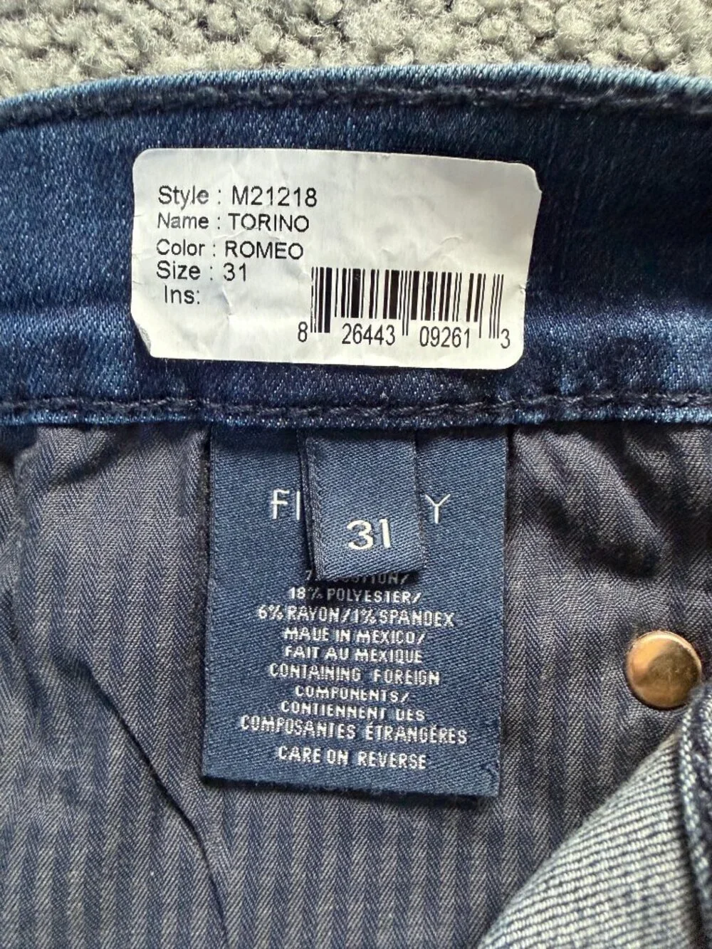 Fidelity Denim Torino Slim in Romeo Vintage Blue - Men's Sz. 36* - New With Tags